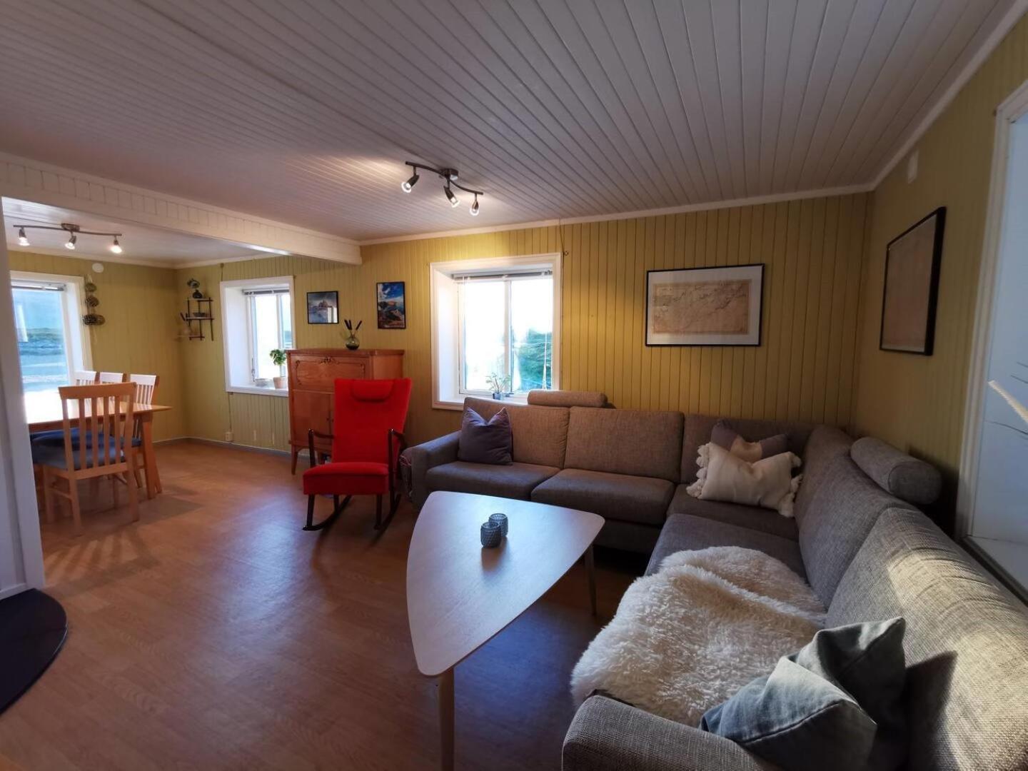 Вилла Panoramic Seaview House By The Sea Hovdan Экстерьер фото